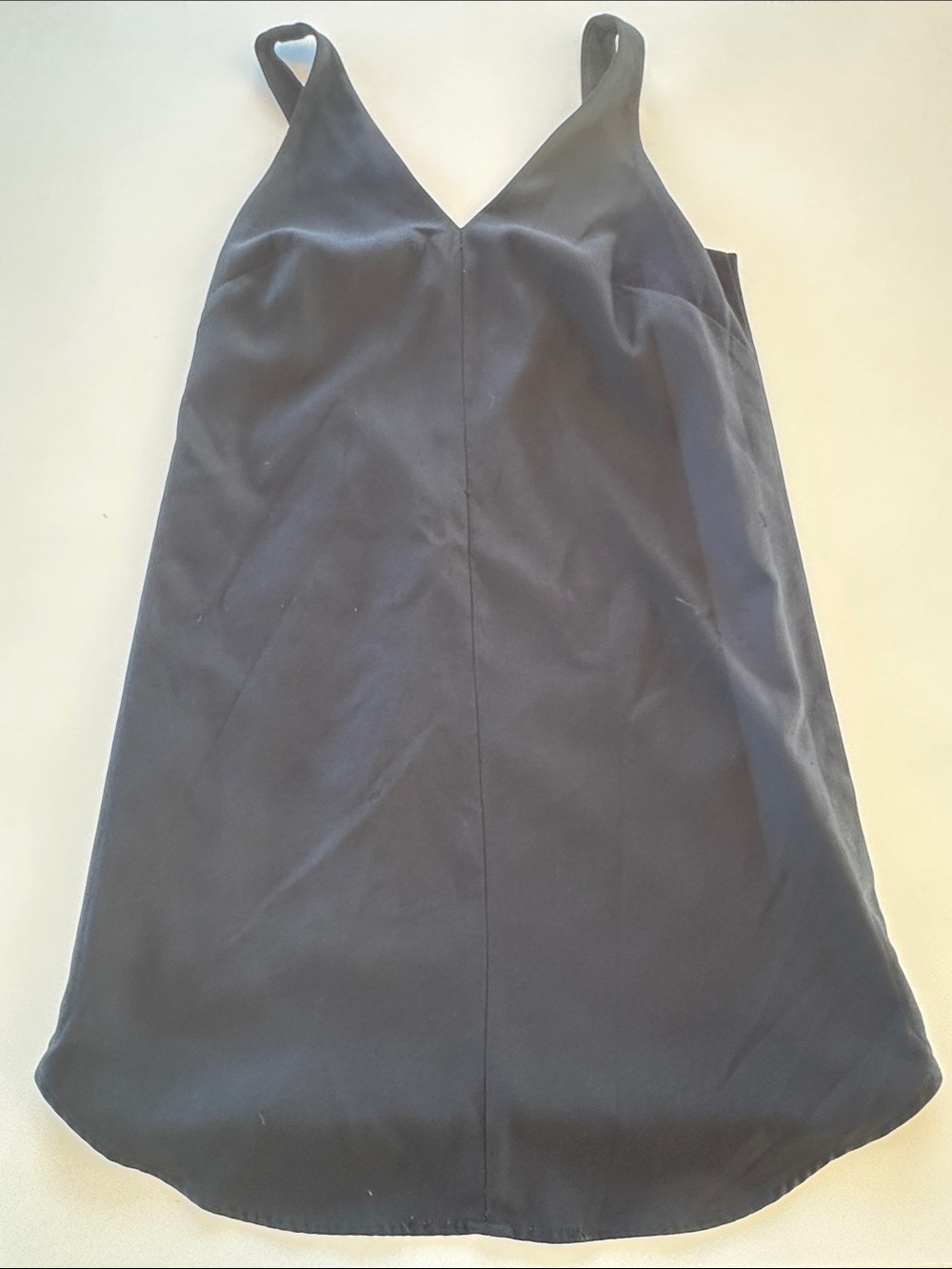 Banana Republic Black V-Neck Mini Slip Dress